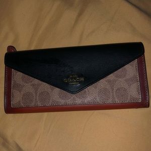 Coach Signature Slim Envelope Wallet
